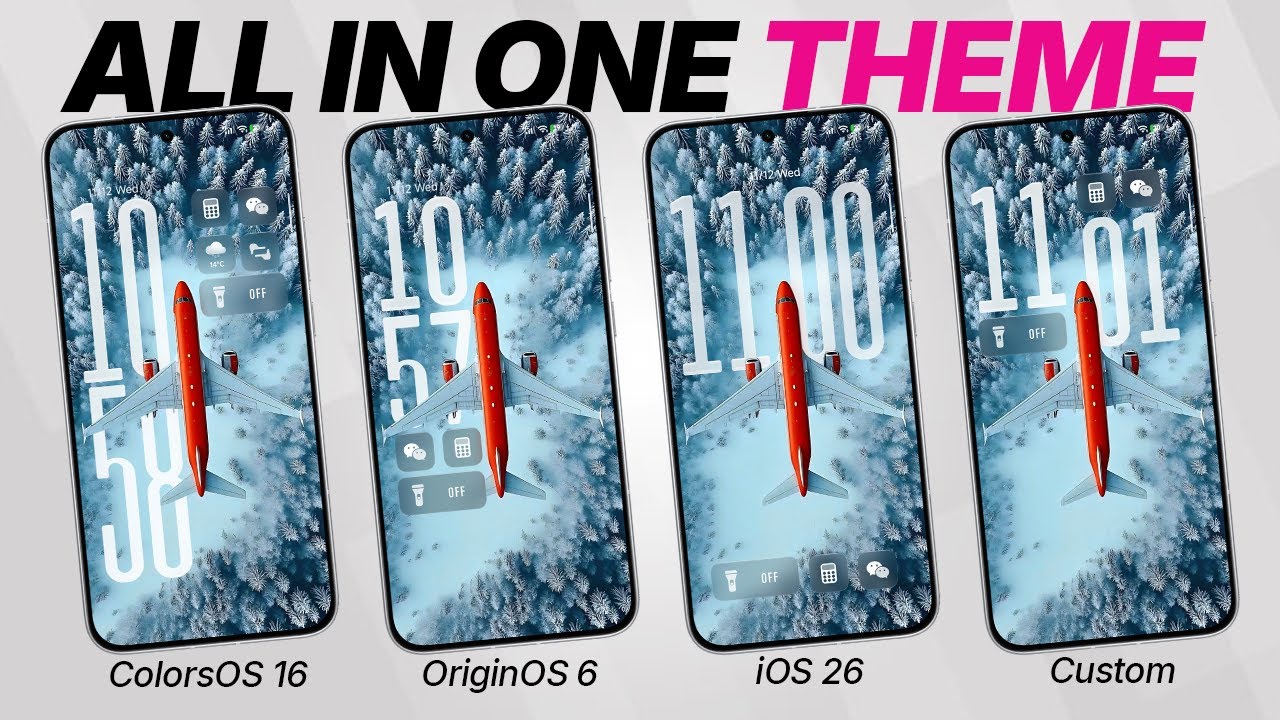 Ultimate HyperOS 3 Theme - Mix of ColorOS 16, OriginOS 6 & iOS 26 😍