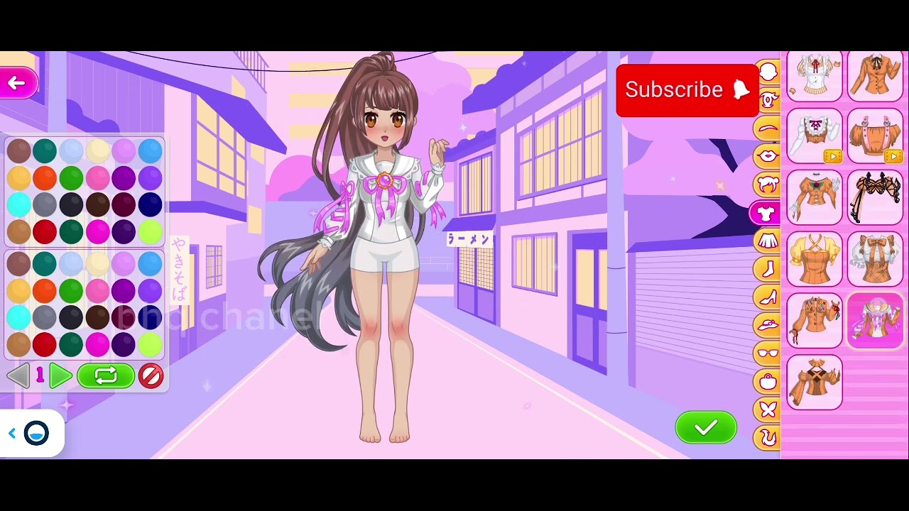 Game anime dress up