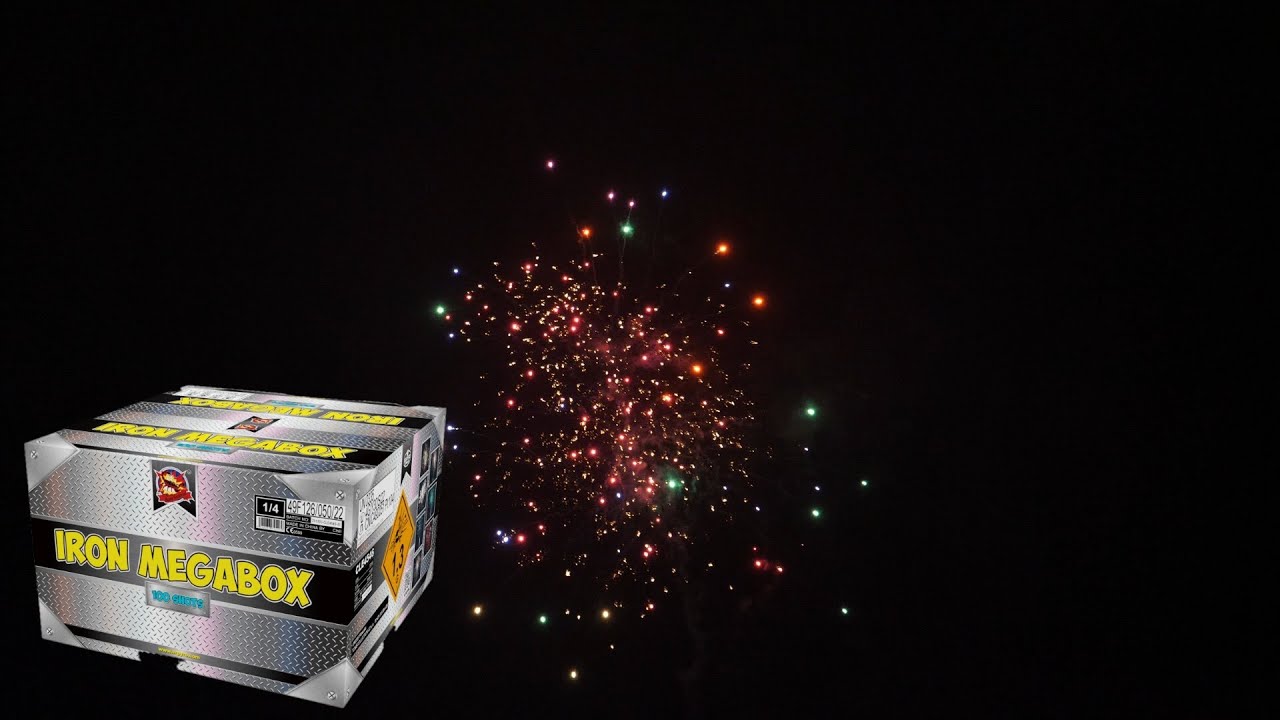 SRPyro Iron Mega Box - Guter 100 Schuss Verbund