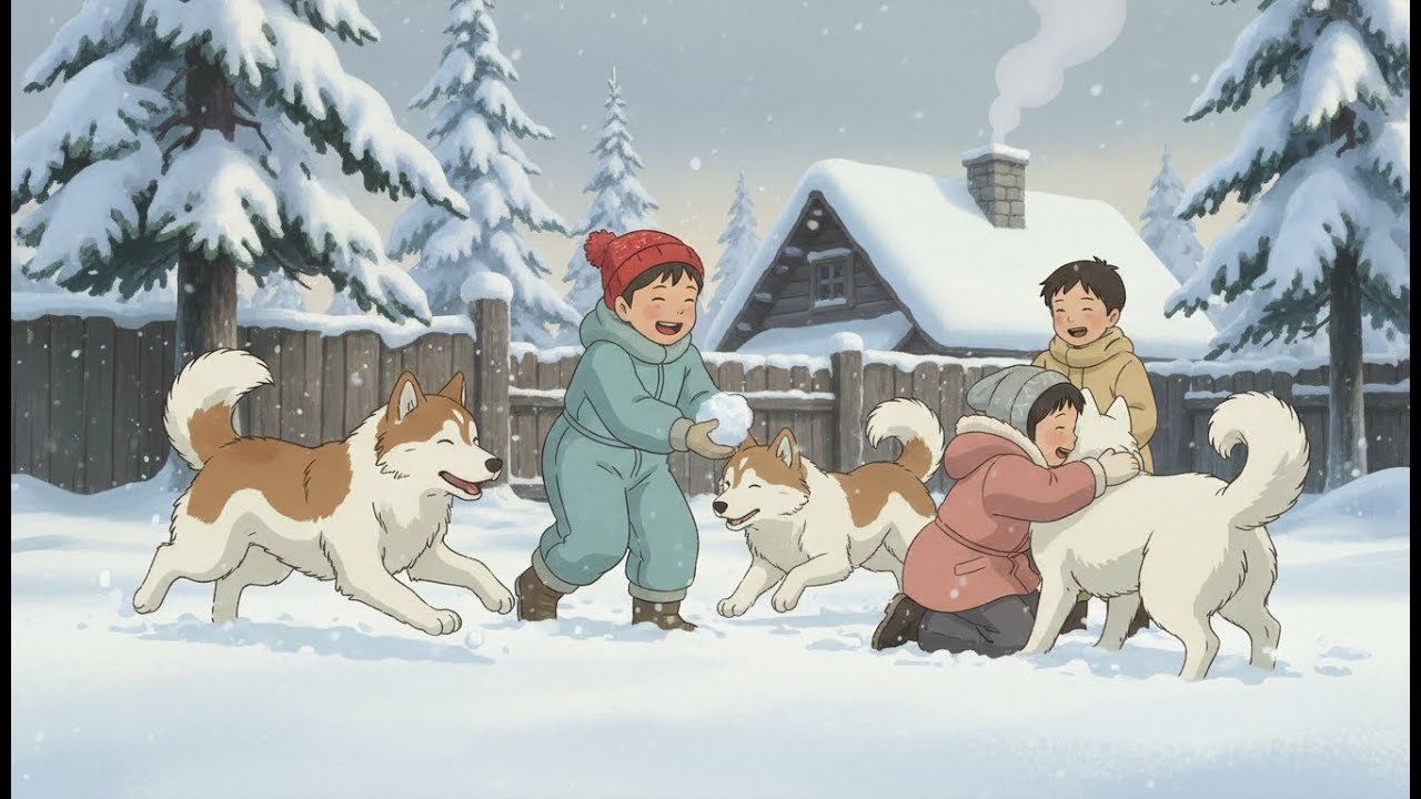 Cozy Winter Life at −40°C ❄️ Yakutia Family Survival | Ghibli-Style