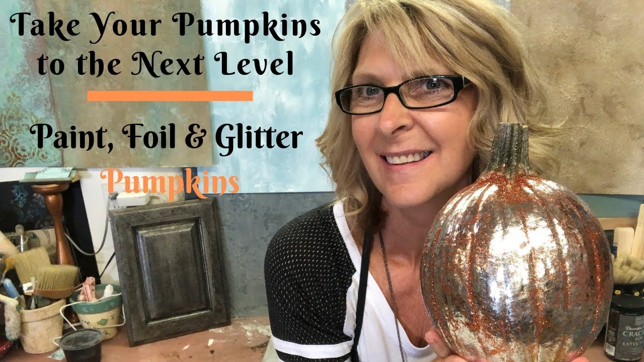 Take Your Pumpkins to the Next Level | Paint, Foil & Glitter Pumpkins