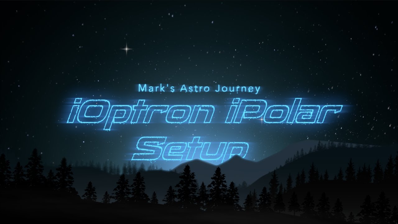 Polar alignment of telescope iOptron Gem28 mount using iOptron iPolar