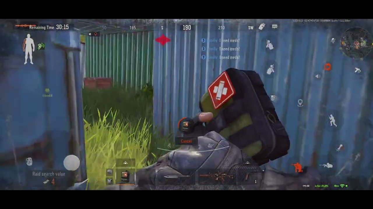 A peaceful raid for the most part 