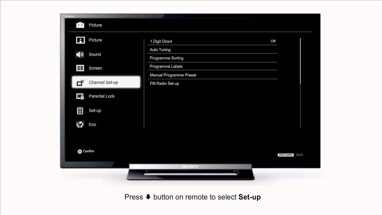 How to disable shop mode (Demo mode) on BRAVIA TV