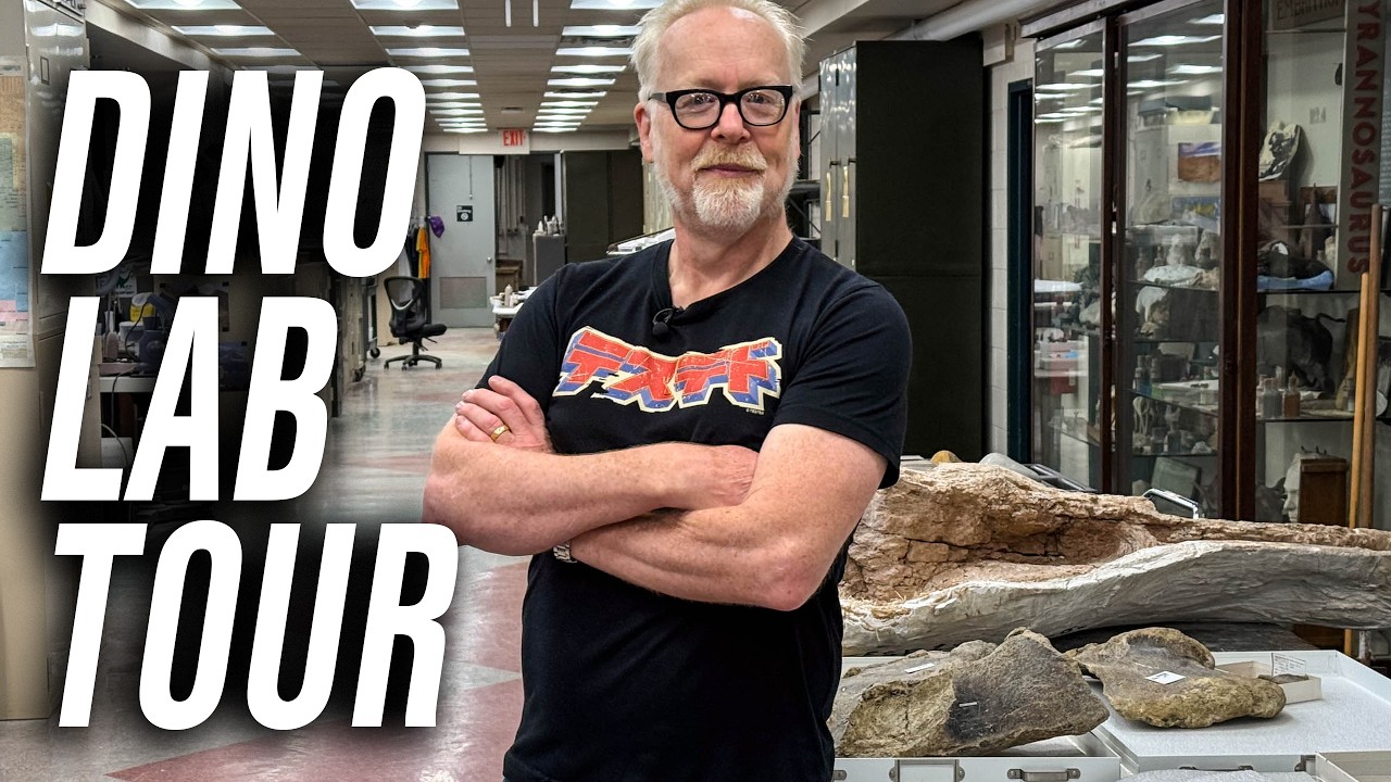 Adam Savage Tours the AMNH FOSSIL Lab!