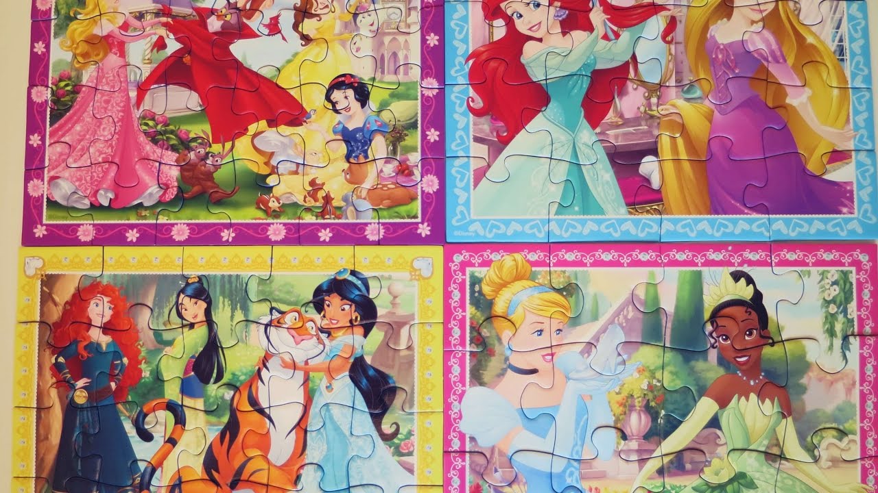Disney PRINCESS Puzzle SURPRISE!! Fun EGGS!!