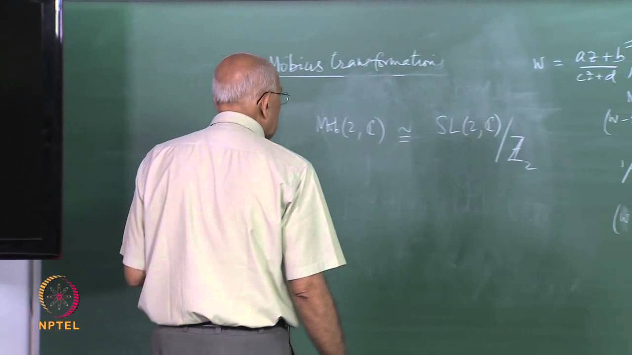 Mod-05 Lec-13 Möbius transformations (Part III)