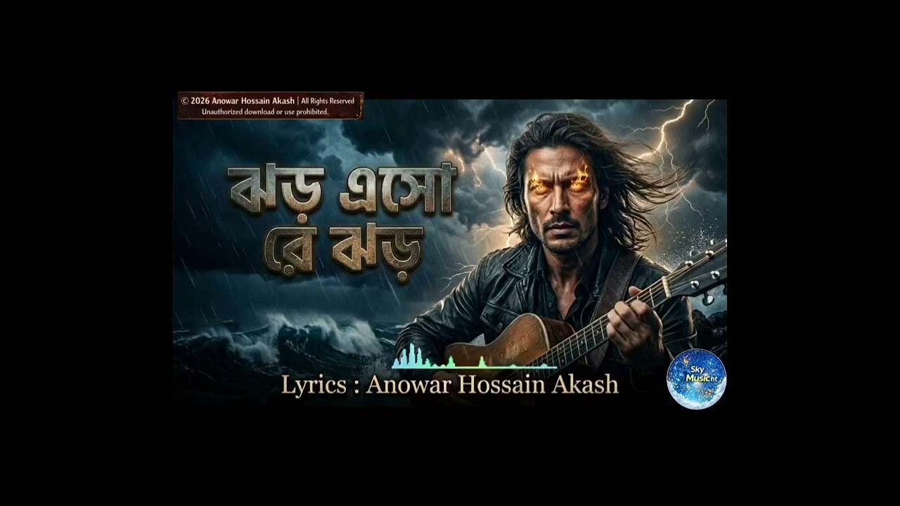 ঝড় এসো রে ঝড় | ঝড়ের তাণ্ডবে জাগা শক্তির গান | Powerful Bengali Song 2026