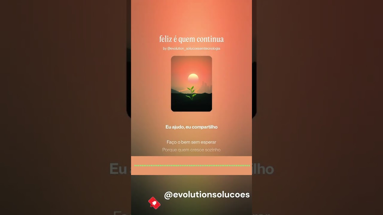 Feliz é quem Continua  #MusicaMotivacional #Perseveranca  #Disciplina #EvolucaoPessoal #propósito