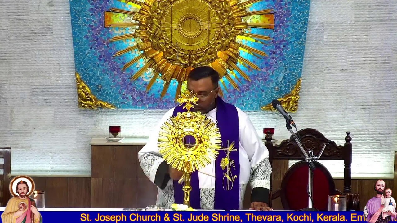 19-02-2026 THURSDAY  7.15 PM ENG Holy Mass & Novena St Joseph & St JUDE Church Thevara