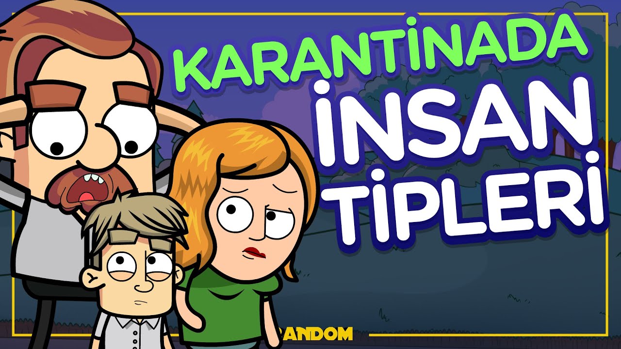 KARANTİNADA 7 KOMİK İNSAN TİPİ PARODİ | ANİMASYON