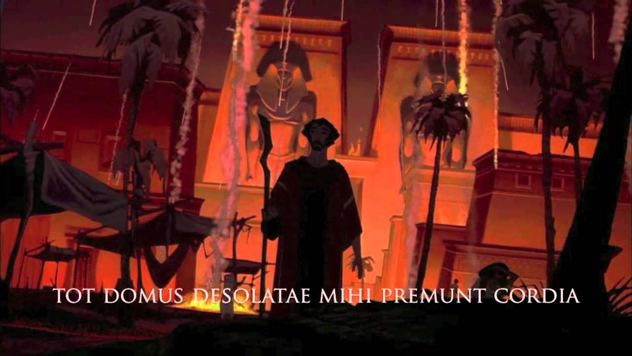 The Prince of Egypt - Plagae (The Plagues - CLASSICAL/BIBLICAL LATIN)