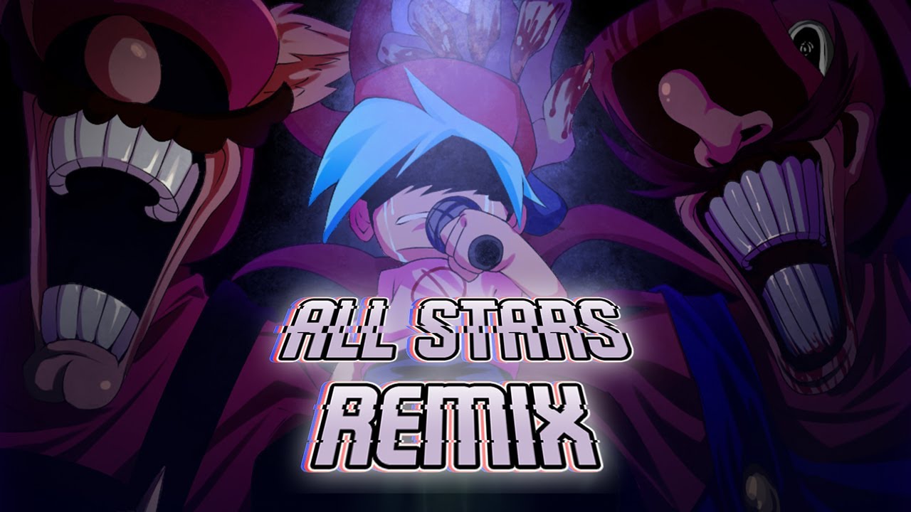 All Stars Remix | FNF | Mario Madness UST | (RE-UPLOAD)
