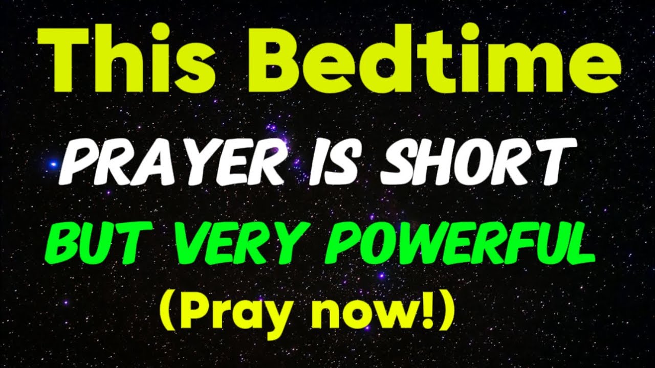POWERFUL Bedtime Prayer Before Sleep 🌙 For Peace, Protection & Deep Rest💯💕