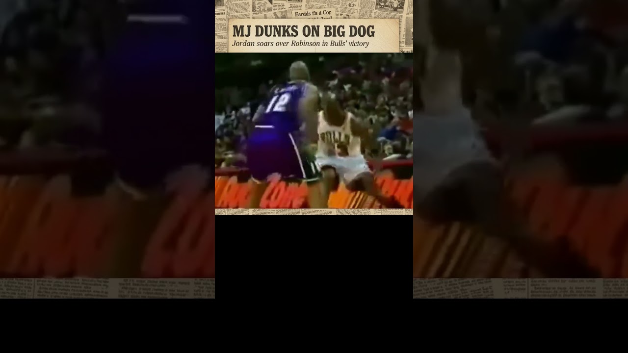 Michael Jordan BURNS Curry, Then POSTERIZES "BIG DOG" Glenn Robinson!  
