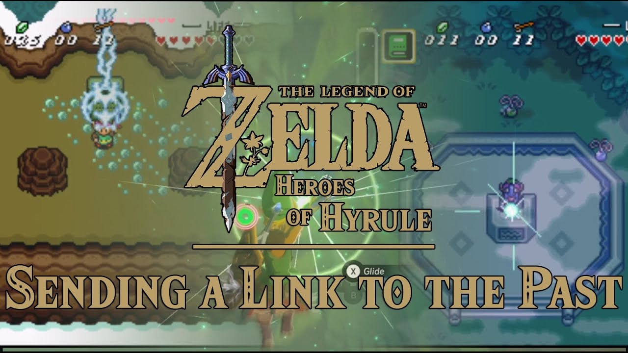 Spinoff 1st: Sending a Link to the Past! aLttP Link in Heroes of Hyrule within Zelda BotW & aLttP