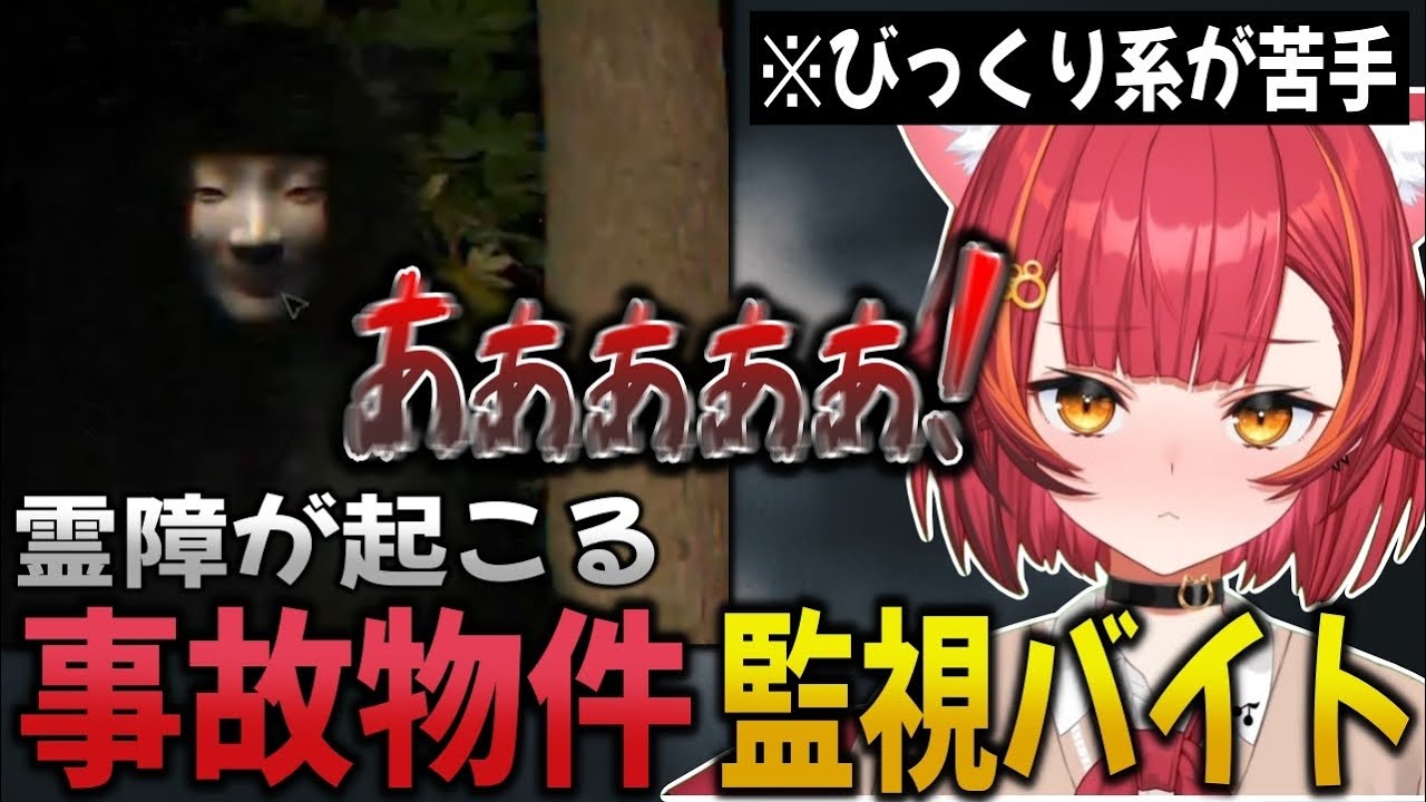 ビックリ系の霊障に絶叫し、怖すぎて画面を見れなくなる猫汰つな【猫汰つな/ぶいすぽ/切り抜き】