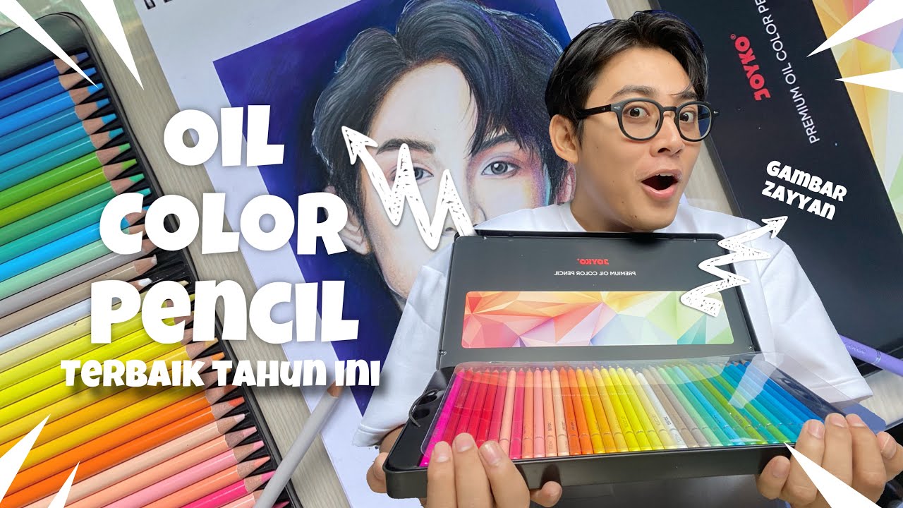 REVIEW JOYKO PREMIUM OIL COLOR PENCIL | GAMBAR  ZAYYAN XODIAC !