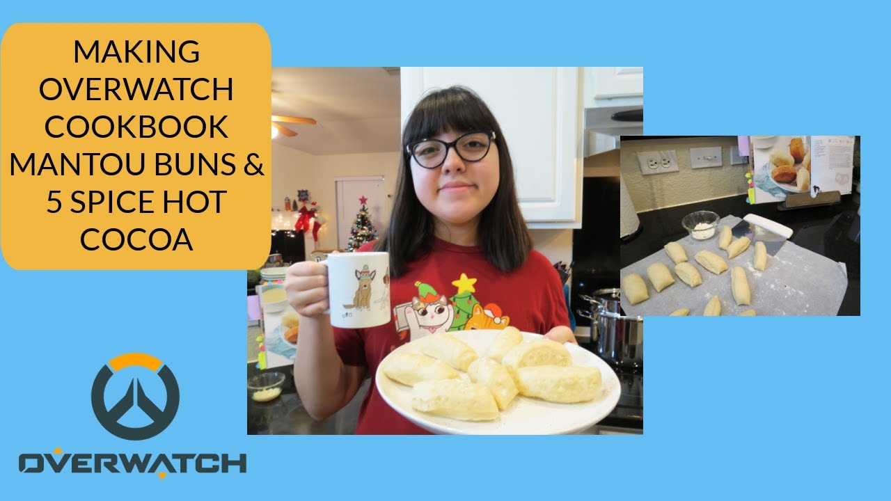 Overwatch Cookbook - Mantou Buns and 5 Spice Hot Chocolate
