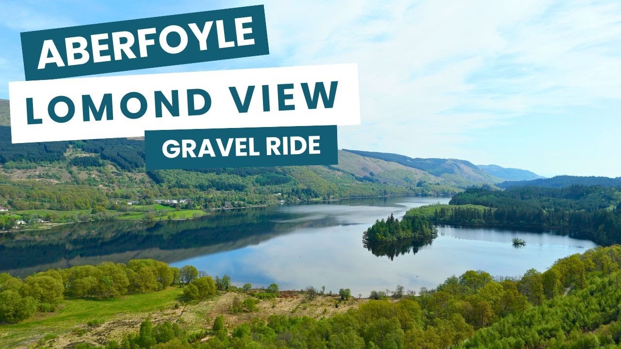 Gravel Cycling Aberfoyle | Lomond View Gravel Ride – My Longest Ride Yet! 🚴‍♂️🌲 | Cube Hyde Pro