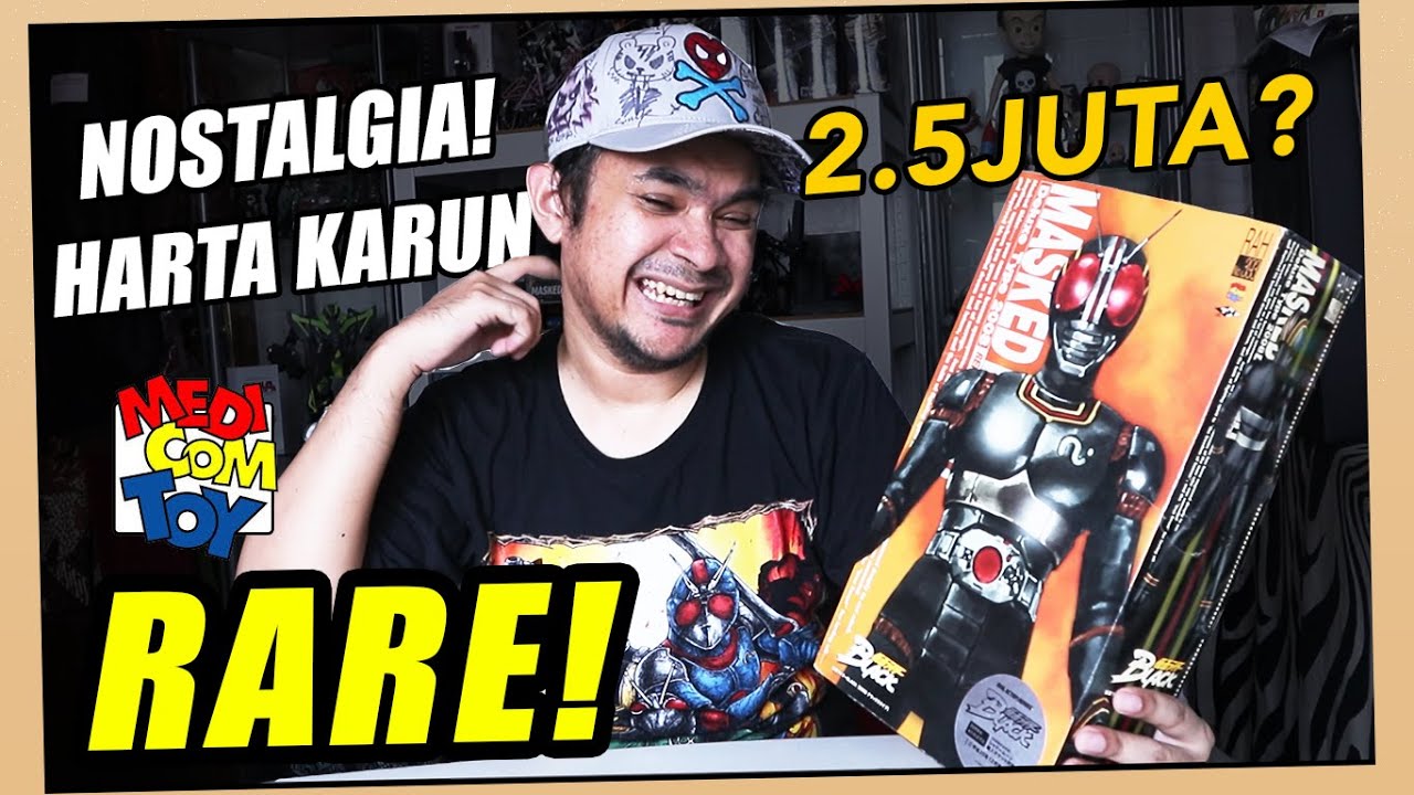 HARTA KARUN, SUPER RARE! KAMEN RIDER BLACK REAL ACTION HEROES (RAH) HOT TOYS LEWAT