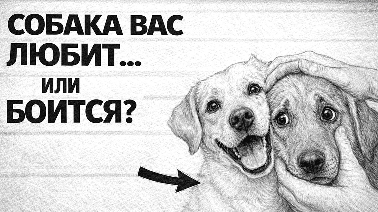 Ваша собака вас НЕ любит… Она просто терпит?