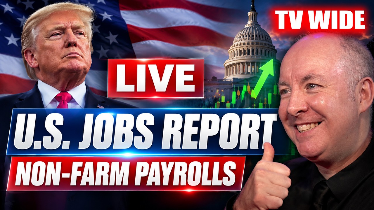 LIVE US Jobs Report: Nonfarm Payrolls SPCX - RKLB - XRP Crypto HUGE Rally | Martyn Lucas Investor