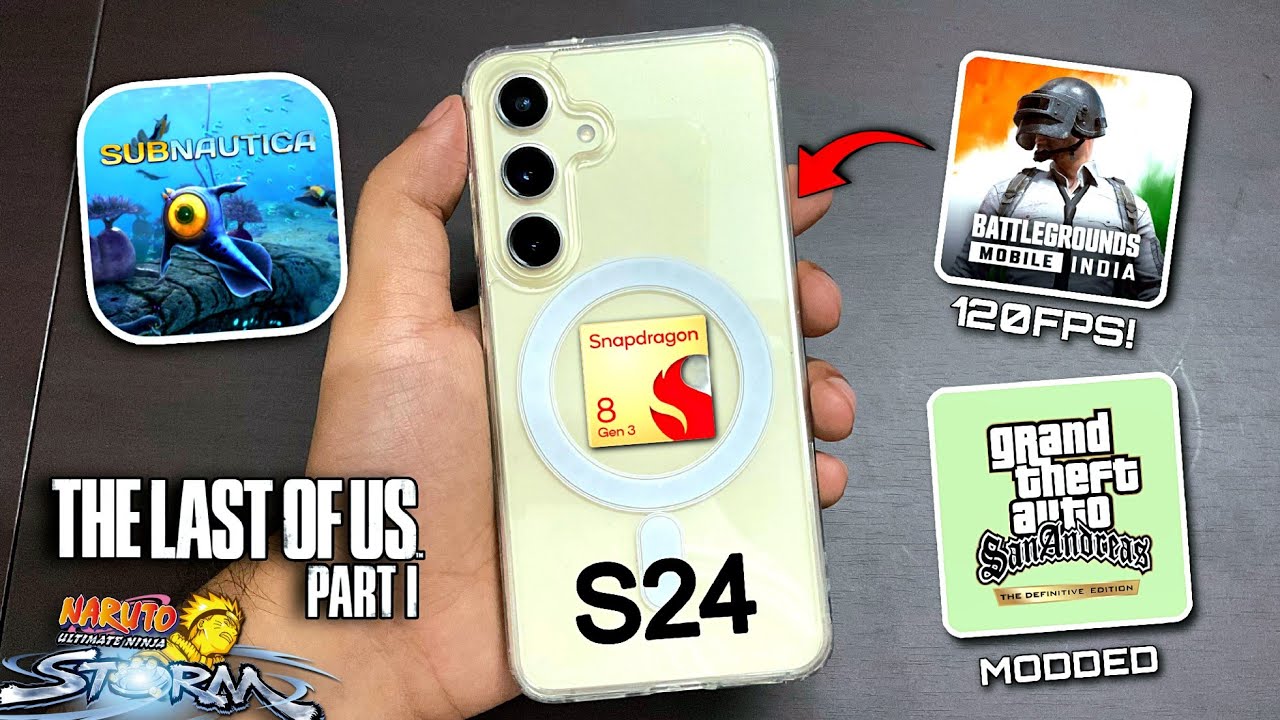 Galaxy S24 Ultimate Gaming Test! I SD 8 Gen 3