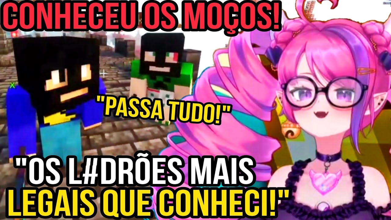 MOUSE CONHECENDO PAC E MIKE WOW WOW (Legendado) | MINECRAFT QSMP