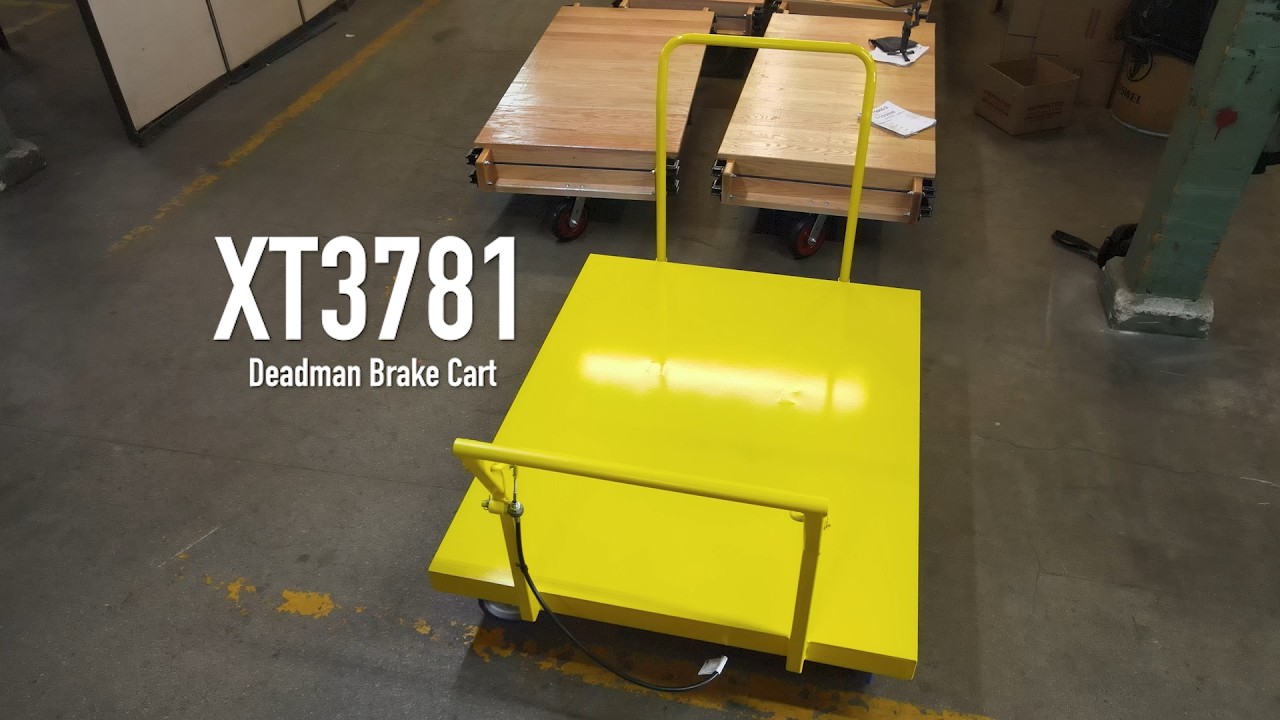 Hamilton Caster | XT3781 Deadman Brake Cart
