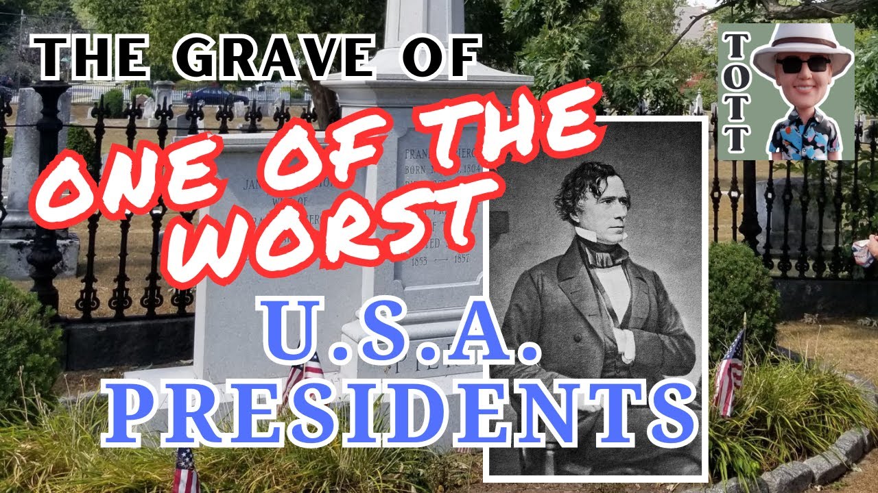 The Original Tombstone Tourist finding US President Franklin Pierce's grave