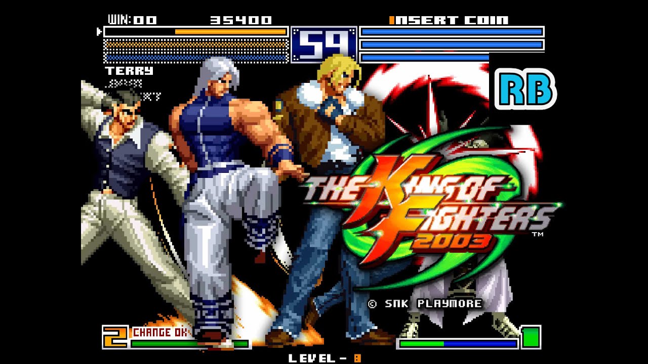 2003 [60fps] The King of Fighters 2003 (Asia) Robert Jhun Terry Hardest ALL
