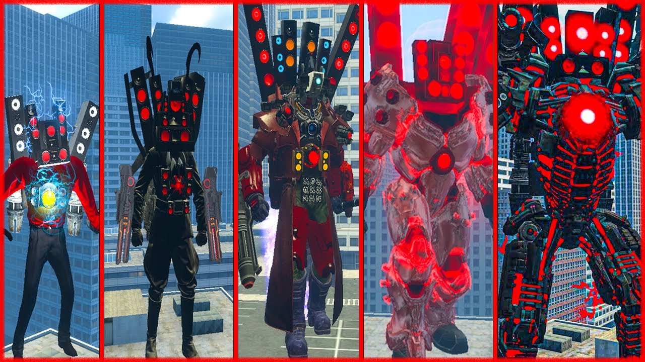 EVOLUTION OF TITAN SPEAKERMAN WHITH ASTRO VS 1-79 SKIBIDI TOILET BOSSES VS ULTRA SPEAKER BOSS