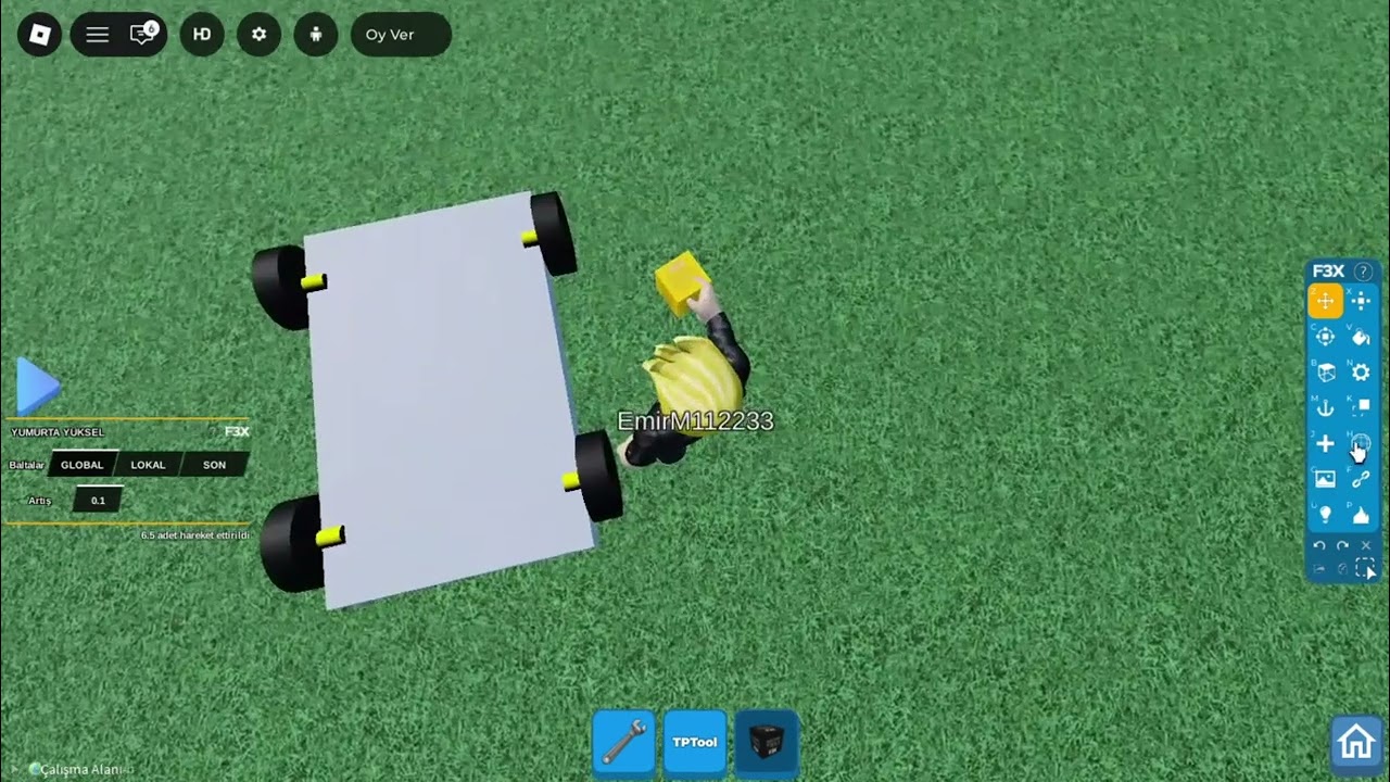 F3X ile araba nasıl yapılır? - Roblox F3X Building Tools