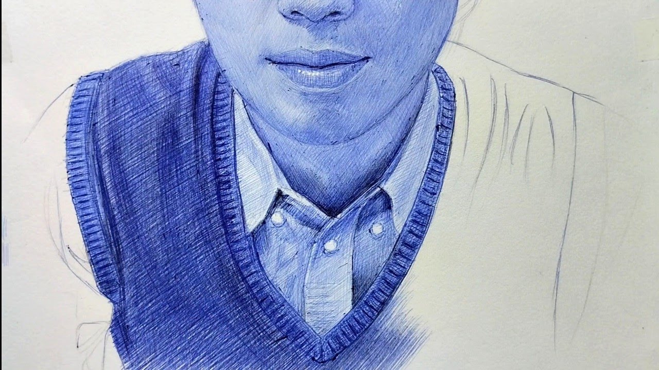 How to draw Masashi Kishimoto face from sketch to finish | portrait Drawing