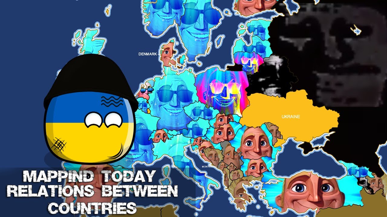 Mapping Today Europe (Relations between Countries - Ukraine) - Mr Incredible canny/Uncanny   Part40