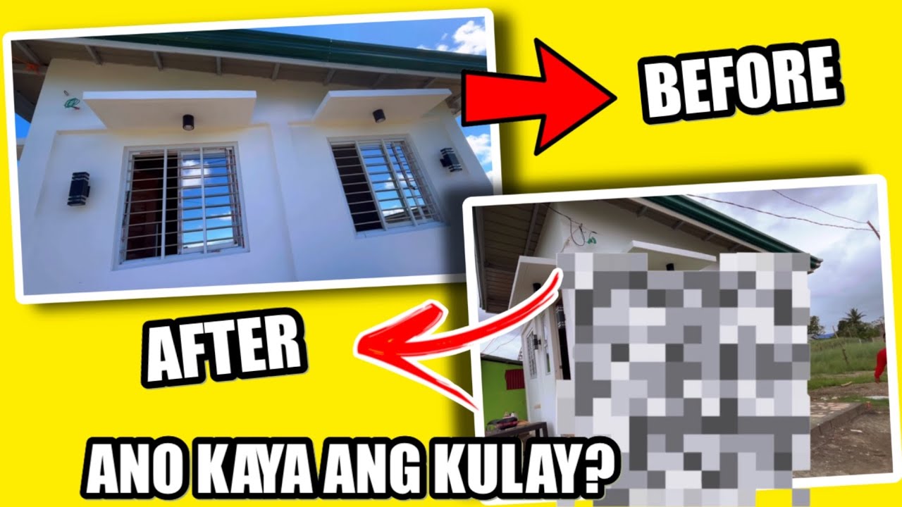 HOUSE PAINT REVEAL SA DREAM HOUSE NI MR. J | GRABE! SOBRANG GANDA NA!