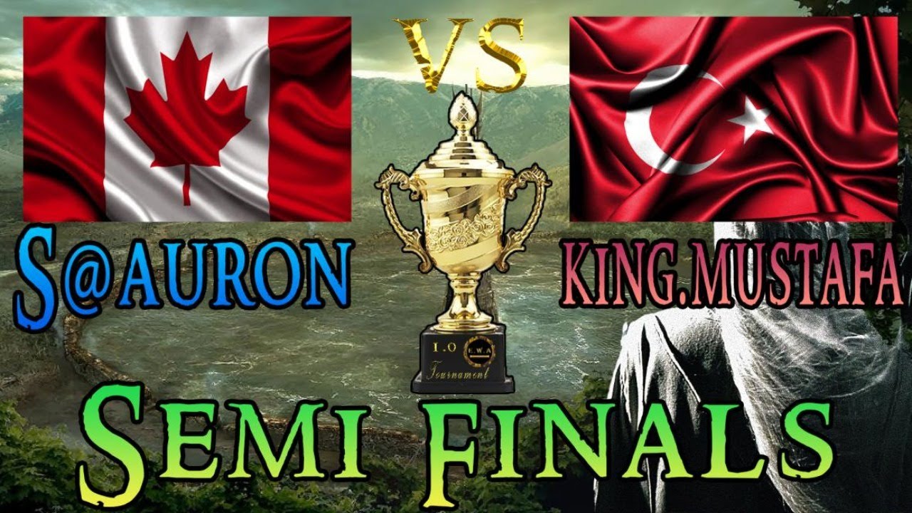 LIVE STREAM!! E.W.A Championship Semi finals! BFME 2 ONLINE. GG ~G.O.E~ vs KING ARֲAGORN