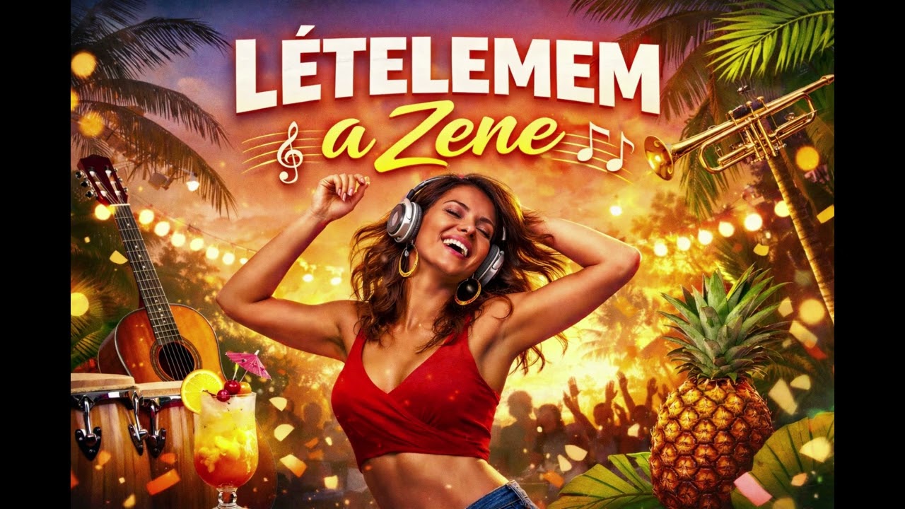 Virág Roland Feat AI Bro - Lételemem a zene (Afro-latin pop, tropical, summer pop)