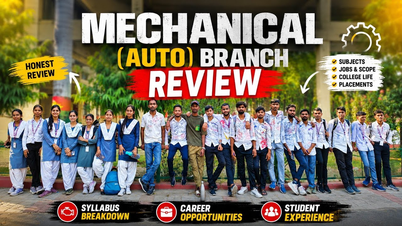 Mechanical (Automobile) Branch Review 2026 | Scope, Jobs, Salary & Reality #gpl #polytechnic