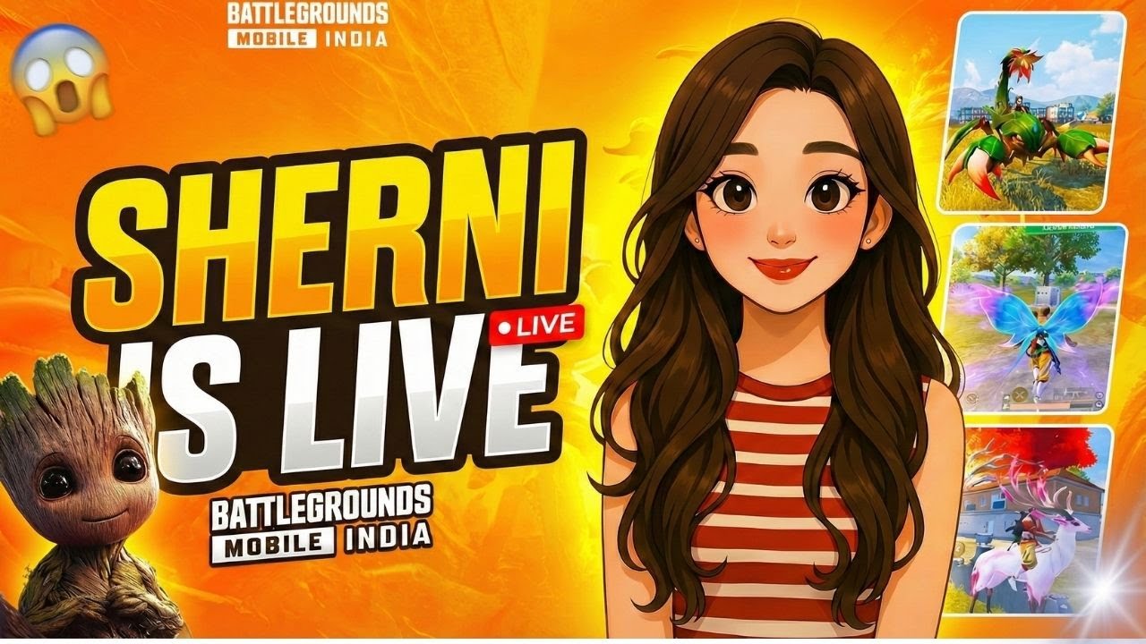 TEAMCODE | ROYALPASS GIVEAWAY | BGMI LIVE💞WITH SHERNI | IQOO NEO 10💖 