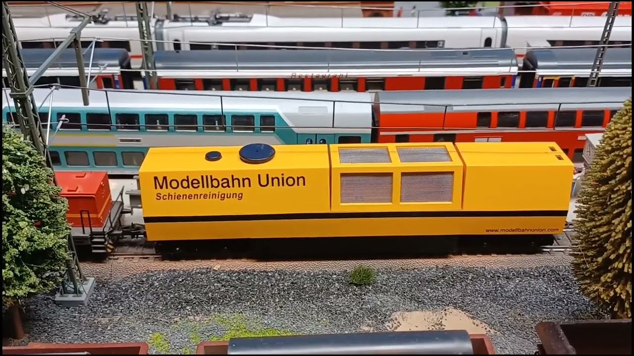 H0 Modelleisenbahn Modellbahn Union Reinigungswagen H0 Wechselstrom.