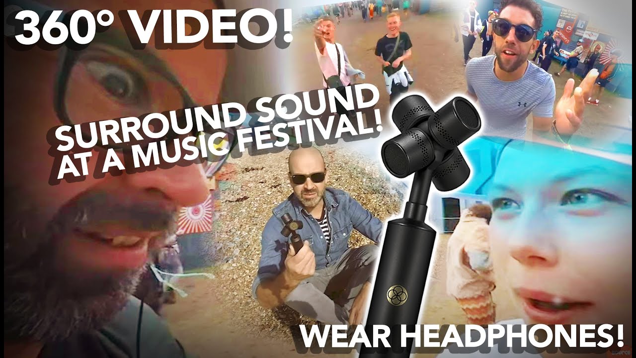 RODE NT-SF1 & GoPro Fusion 360&deg; SURROUND SOUND EXPERIENCE - at BOOMTOWN Festival!