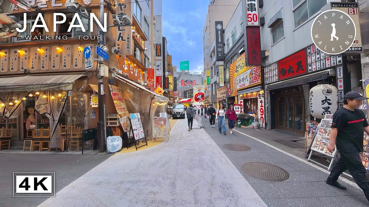 Tokyo Japan - Shinjuku City Walk | Japan Walking Tour【4K | 60fps】