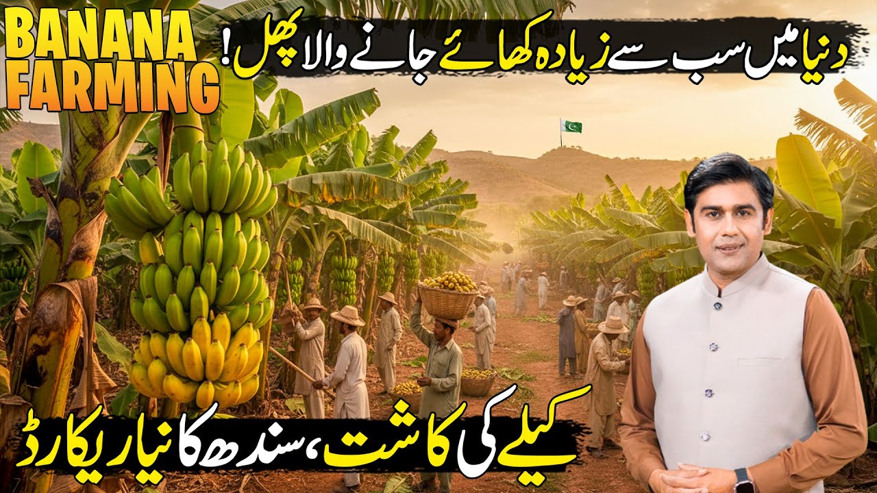 World&rsquo;s Most Eaten Fruit | Banana Farming | Best Business Idea For Farmers | Kissan Ka Pakistan