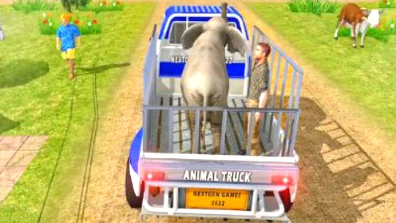 Animal Truck Offroad Cargo Game Simulator 3D-Best Animal  Truck Game Simulator 3D-Android Gameplay