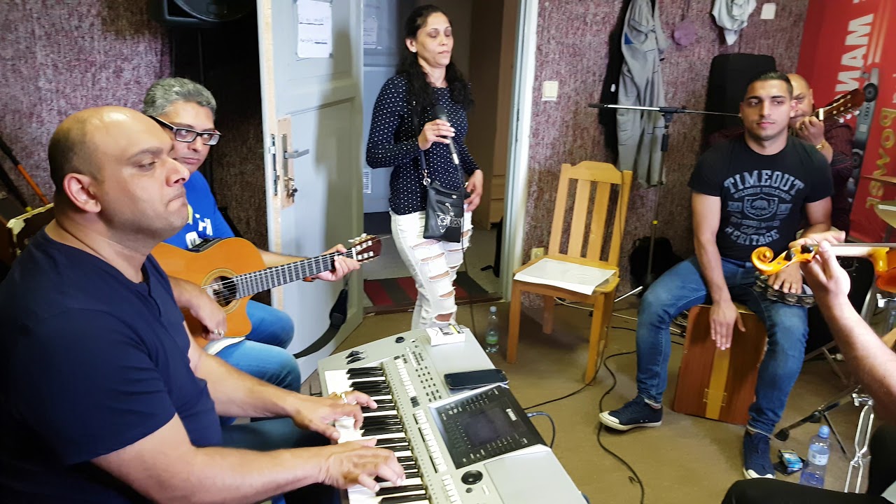 All-star českých kapel - zkouška na koncert tradiční romské hudby