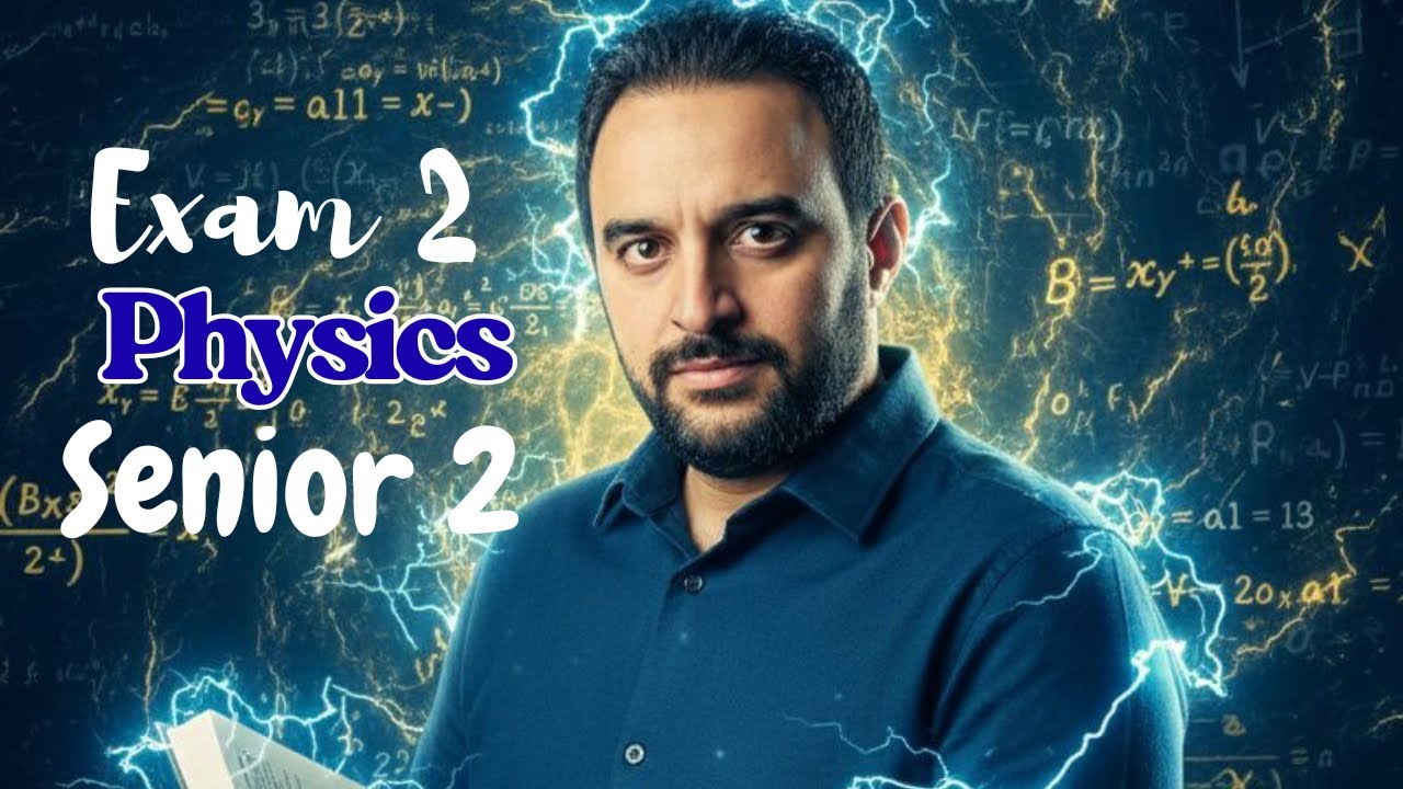حل امتحان 2 فيزيكس  exam 2 physics secondary 2 2026