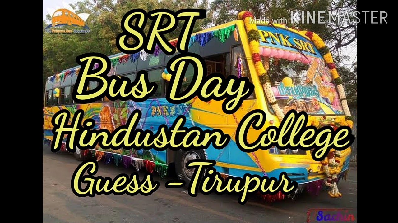 SRT Bus Day/Hindustan College Guess /2008/Tirupur to Coimbatore Full Trip
