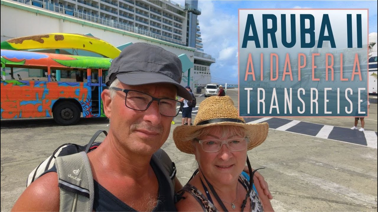 AIDA Karibik: ARUBA Leuchtturm & Strand - wer hat mehr Mut? ;-) #aidaperla #transreise #pelikane